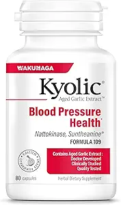 Kyolic Aged Garlic Extract Formula 109, Blood Pressure Health