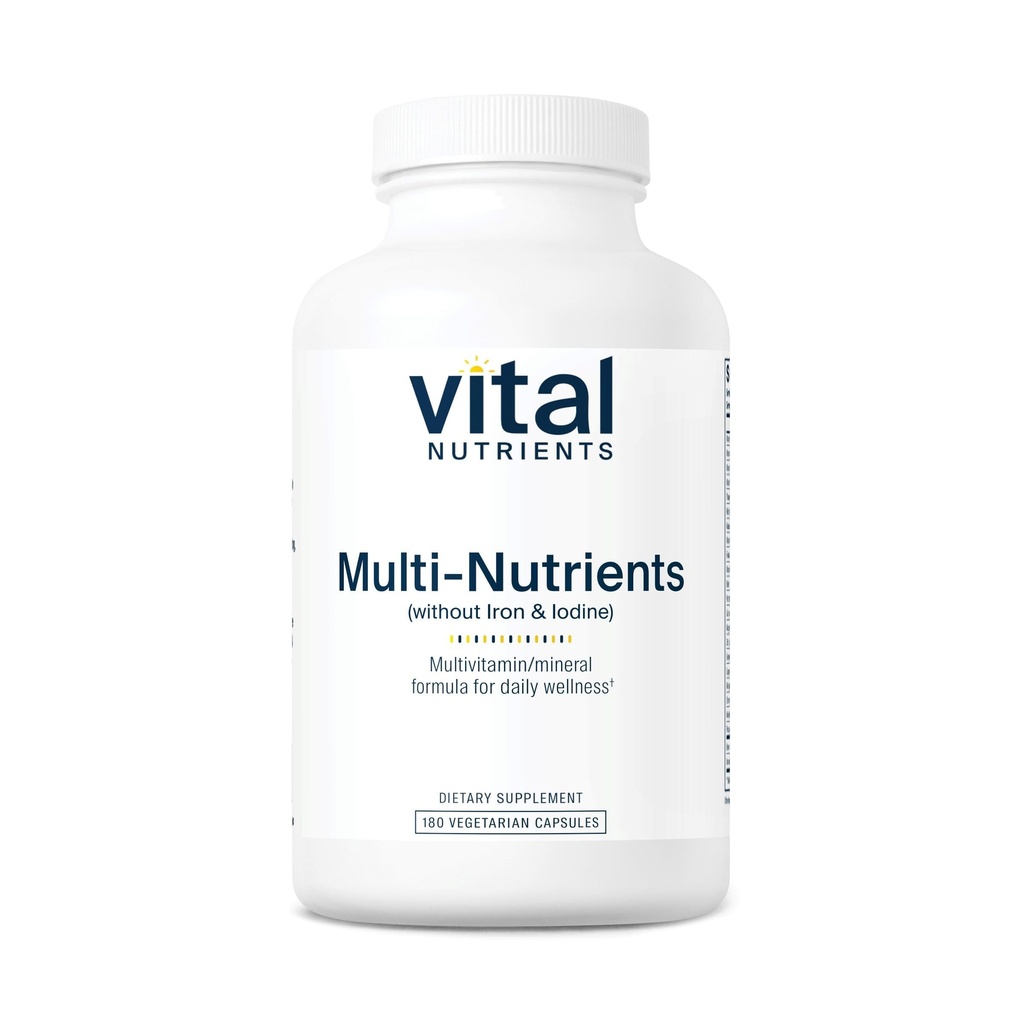 Ζωτικά θρεπτικά συστατικά Multi-Nutrients χωρίς σίδηρο ή ιώδιο 