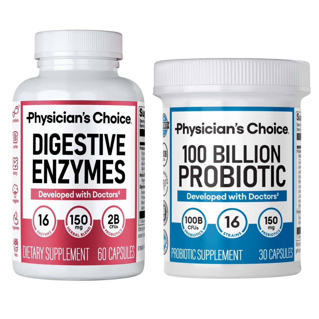 Doktorun CHOICE 100 Milyar + Digestive Enzyme 60ct Sche - Advanced Gut Health Support