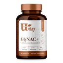 Utzy Naturals GlyNAC+ Supplement | 1000 mg of Glycine & NAC (N-Acetyl cysteine) | Vitamin B2 Copha for Glutathi