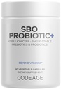 Codeage SBO Probiotics, 50 δισεκατομμύρια CFUs ανά υπηρεσία, Multi Strain Soil Based Organizations Blend και Organic Fermented Botanical Blend, Ράφι-Stable, 90 κάψουλες