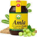 BASIC AYURVEDA Amla Toz 7.05 Oz (200gm) | 100% Raw & Natural Indian Gooseberry (Amalaki) Saç, Skin & Immunity | Nomixs | Ideal for Smoothies, DIY Maskes, Herbal Use & Wellness