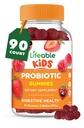 Çocuklar Probiyotikler Gummies | 2 Milyar CFU | Great Tasting Kids Probiyotik Gummies | Gut Health, Digestive Support ve Immune Support | 90 Probiyotik Gummies for Kids and Toddler | Lifeable Gummies