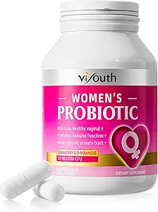 Kadınlar için Probiyotikler, 50 Milyar CFU, Kadınlar için 15 Benzersiz Strains, Teşvik Sağlığı PH Dengesi Vaginal Probiyotikleri Digestive Health - 30 Capsule
