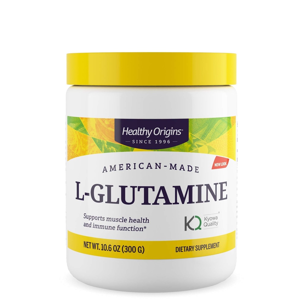 Sağlıklı Kökenler L-Glutamine (Amerikan- Made, Non-GMO, Gluten Free, Muscle Support, Immune Support), 10.6 Ounce