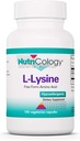 Nutricology L-Lysine - Immune Support, L-Lysine HCI, Free Form replica, 500 mg Supplement, Pure, Organic, Vegetarian Capsules - 100 Count