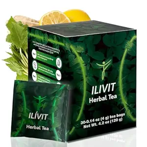 Ilivit Organik Kolon Temizser & Detox Çay | Kolon Temizlendi | Bloating Relief | 30 Çanta