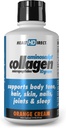 SAĞIT - Amino Collagen Micropeptidleri - 14 FL Oz - 14 Hizmet - Kadınlar için 10 Grams of Premium Medical-Grade Liquid Collagen - Orange Cream