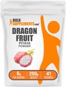 BulkSupplements.com Dragon Fruit Toz - Dragon Fruit Supplement, Pink Pitaya Toz - Gluten Free, 6g hizmet başına 250g (8.8 oz) (Paket 1)