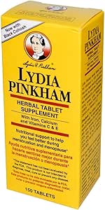 Lydia Pinkham Herbal Tablet Supplement 150 Tablets (Pack of 2)