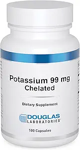 Douglas Laboratories Piyal 99 mg Chelated | Destekler Nerve Impuls, Skeletal Kas Fonksiyonlu ve Zaten Normal Kan Baskısı* | 100 Capsules