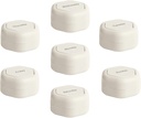 Cadence Travel Containers - Pill Case Set - Μαγνητικές Κάψουλες Ταξιδιών,Καθημερινός Οργανωτής Ιατρικής για Χάπια, Συμπληρώματα, & Βιταμίνες - 7 Flex Smalls (0.56oz) για Εβδομαδιαία Διοργανωτής Χάπια - Άμμος