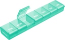AUVON Weekly Pill Organizer with EffortlessOpen Design, Arthritis Friendly Pill Box, Faraday-Free Pill Organizer 7 Gün, Cute & Portre Pill Case for Vitamins, Supplements and Drugs