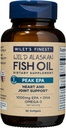 Wiley's Finest Wild Alaskan Fish Oil Peak EPA - Triple Strength Peak EPA & DHA Supplement - 1000mg Fish Oil - Omega-3s for Joint Health Support - 30 Softgels (30 Servings)