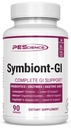 PE Science Symbiont-GI, çinko Carnosine Pepzin GI & Raf Stable Probiyotik Capsules, Digestive Enzyme Supplement for Women and Men, with Slippery Elm Bark, 30 Day Supply