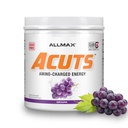 ALLMAX Beslenme AMINOCUTS (ACUTS), Amino-Charged Energy Drink with Taurin, L-Carnitine, Green Coffee Bean Extract, Grape, 30 Hizmet