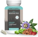 Dağ Peak Nutritionals Sleep Easy - Sleep Support Supplement A Relaxed & Calm Mood - 5-HTP, Amino Asits, Melatonin, & Magnezyum - Hipoallergenik Diyet Supplement (60 Capsules)
