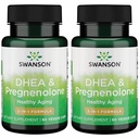 Swanson Dhea και Pregnenolone Complex 60 Veg Κάψουλες (2 Συσκευασία)