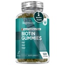 ΒάροςWorld Biotin Gummies για τα μαλλιά, δέρμα & νύχια 5000mcg - 120 Count (60 Services) - Biotin συμπληρώματα για γυναίκες & άνδρες - Φυσικό μεικτό μούρο Γεύση Biotin Gummy - χορτοφάγους & τρίτο μέρος δοκιμαστεί