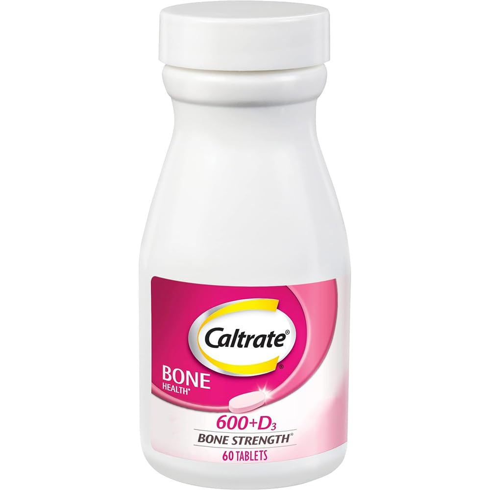 Caltrate 600 Plus D3 Macau ve Vitamin D Supplement Tabletler, Yetişkinler için Bone Health Supplements - 60 Count