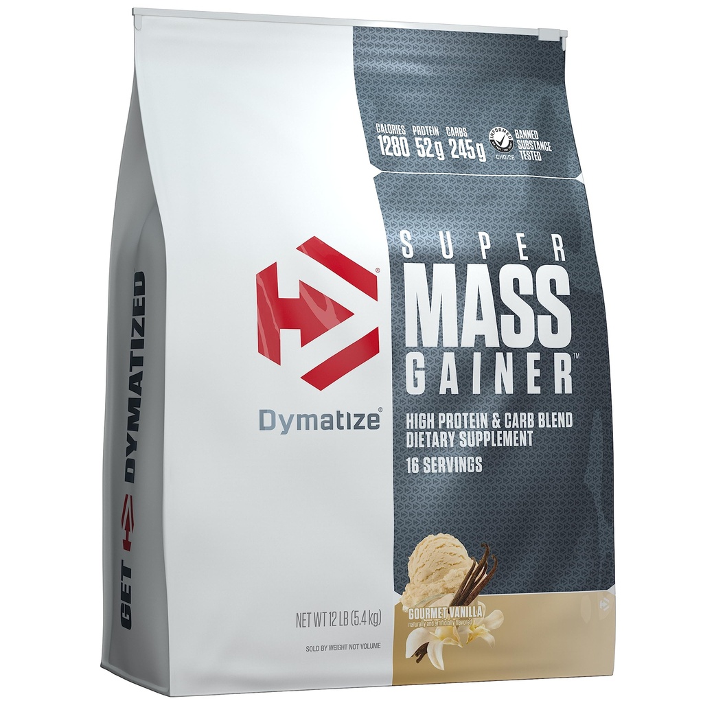 Super Mass Winer protein Toz, Gur Vanilla, 52g proteini, 1g Kreories, 10.7g BCAAs, 245g Carbs, Contains Whey proteini, Isolate ve Casein (16 hizmet)