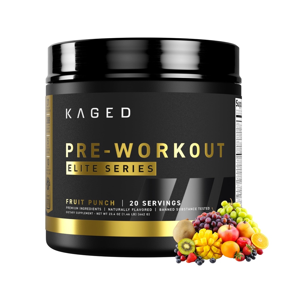 Kaged Pre Workout Elite Punch Φρούτων 
