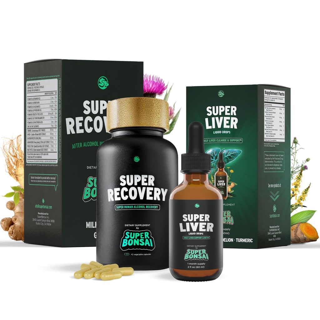 Super Recovery & Super Liver Sche - All Natural Liver Cleanse Detox & Tamir