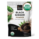 INCAS% 100 USDA Organik Thai Black Ginger Toz For Men 2.65 Ounce From Tayland Non GMO, Natural Energy & Endurance için Herbal Supplement Onayladı
