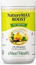 NatureMax BoostTM Pea Protein Tozu - Diyet Supplement Meal Makyaj - 20g Protein Oda başına - Doğal Vanilla Flavor - Kosher Vitamini - 1lb