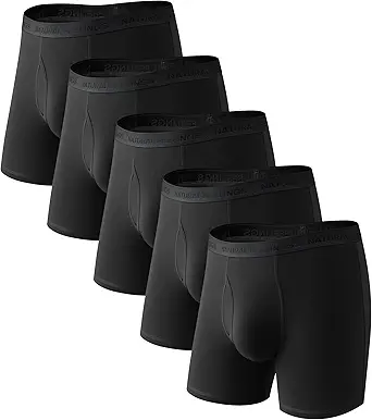 Natural Feelings Men's Underwear Viscose from Bamboo Boxer Briefs Underwear Pack for Men