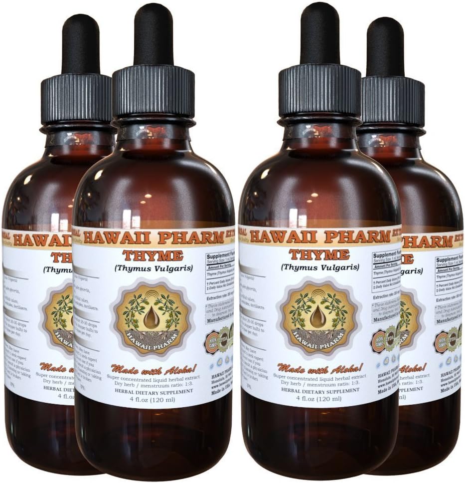 Θυμάρι (Thymus vulgaris) Υγρό εκχύλισμα 4x4 fl.oz
