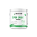 Organik Yeşil Immunity Superfood Toz - Soothes Digestion, Boosts Health Vitality and Energy. Probiyotikler, Enzymes, Turmeric ve Ashwagandha (30 Limon-Mint) ile Formula