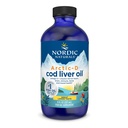 Nordic Naturals Arctic-D Cod Liver Oil, Lemon - 8 oz - 1060 mg Total Omega-3s + 1000 IU Vitamin D3 - EPA & DHA - Heart, Brain, Bone, Immune & Mood Support - Non-GMO - 48 Servisler