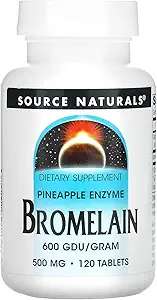 Πηγή Naturals Bromelain 500 mg, 120 κόμης