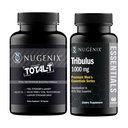 Nugenix Essentials Tribulus Terrestris Extract και Total-T Booster τεστοστερόνης για άνδρες