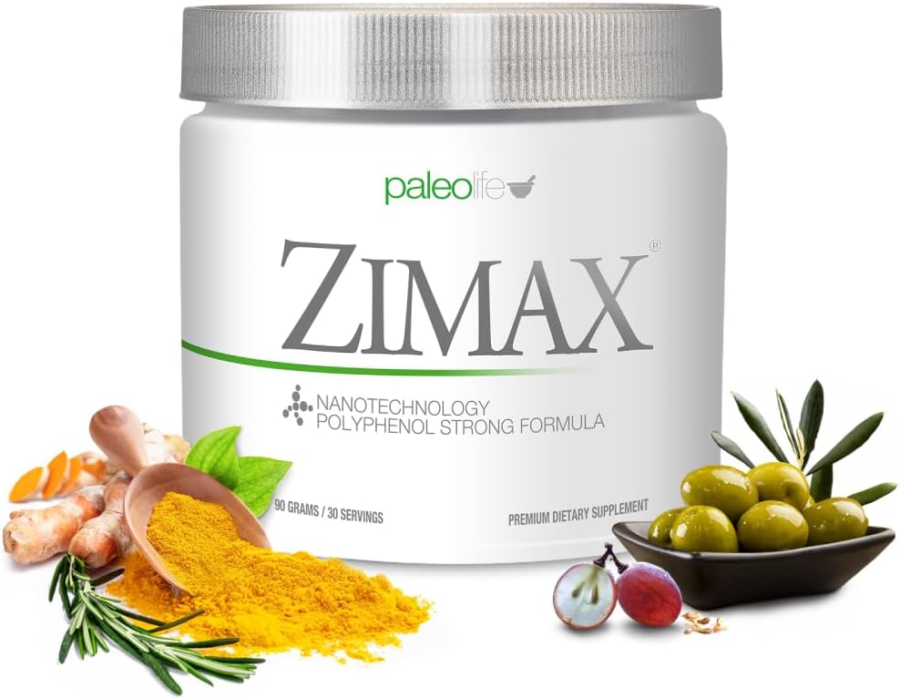 ZIMAX Super ANTIOXIDANT -% 100 Natural - High Abpole Curcumin, Rosemary Extract, Grape Seed, Olive Leaf Extract ORAC 3,451,770 (Canister) 90 Grams (1-Pack)