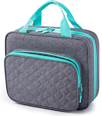 BAGSFY Medical Bag for Traveling, Pill Şişe Organizer Storage, Büyük İlaç Seyahat Davası, Vitamin için Pills Box, İlk Yardım Kit Çanta Boş. ( Haftalık Pill Organizer ile Gelir)