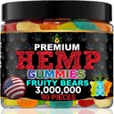 Uyku için Gummies – Infüzyon Bedtime Support, Relax, Calm, Discomfort-High Potency Hempoil Gummy Bears Peace and Relaxation-Fruity Flavors- Natural Omega Hemp Edibles- Made in USA-90 Bears
