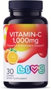 Çocuklar ve Yetişkinler için C 1000 mg Gummies | Antioksi & Immune Support Supplement | Vegan Multivitamin for Hair, Skin & Nails | Non-GMO, Gluten-Free, Gelatin-Free Chewable 1000mg Per 30 Ctt