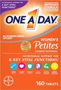 Bir Gün Kadın Petites Multivitamin, A Vitamin C, Vitamin D, Vitamin E ve Çinko Immune Health Support, B Vitaminleri, Biotin, Folate (as folic Acid) & More, 160 Count