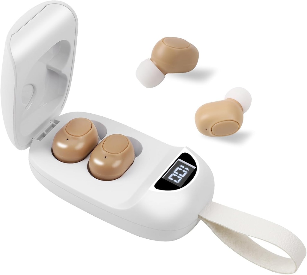 Seniors için CIS İşitme Aids, Device İşitme Aids with Gürültü Cancelling for Yetişkinler, Invisible işitme Amplifiers with Şarj Box, Easy to carry
