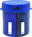 XL Supplement Pill columns Şişe, 7 Karşılaştırma Etiketler, Easy Open, Anti-Mixing, UV Korumalı Organize, Ekstra Büyük Aylık Vitamin, Monster Fit Drug (Cobalt Blue, Large)