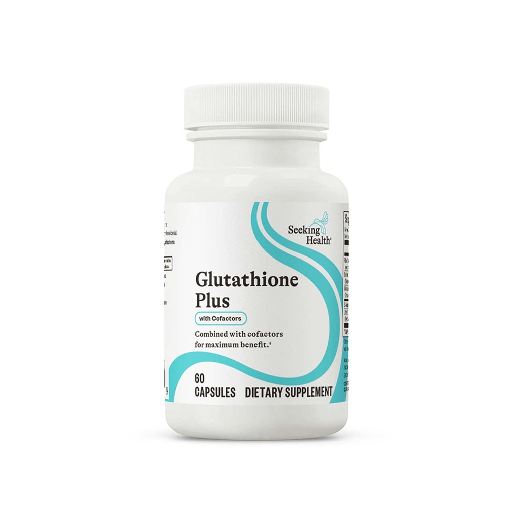 Επιδιώκοντας Υγεία Γλουταθειόνη Plus, 100 mg S-Acetyl-L Γλουταθειόνη με Συμπαράγοντες, Ανοσοποιητική και Αποτοξίνωση Υποστήριξη, Ηπατική Υγεία, Αντιοξειδωτική και Ελεύθερη Ριζοσπαστική Υποστήριξη, Χορτοφαγική (60 Κάψουλες)