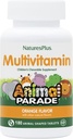 Natures Plus Animal Parade Children's Chewable Multivitamin - Orange Flavor - 180 Animal-Shaped Tabletler - Sağlık & Well-Being - Vegetarian, Gluten Free - 90 hizmet