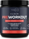 Tip Zero Clean Pre Workout (11.3 oz, Fruit Punch) + Beet Root + L-Arginine + L-Citrulline, 2G Arginine, L-Citrulline Malate, Beta A, Sugar Free, Organic Caffeine Preworkout for Men & Women