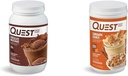 Quest Chocolate Milkshake protein Toz, 22g protein, 1g Sugar, Low Carb, Gluten Free, 3 Pound, 43 Hizmet & Cinnamon Crunch protein Toz, 20g Protein, 2g Net Carb, 1g Sugar