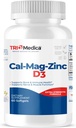 Cal-Mag-Zinc D3 Diyetsel Supplement (Calcium çinko Magnezyum & Vitamin D3) | Immune, Bones & Teeth Support | Non-GMO | Vegan | Gluten Free | Dairy Free | Kosher | 60 Softgels | (60 Kont)