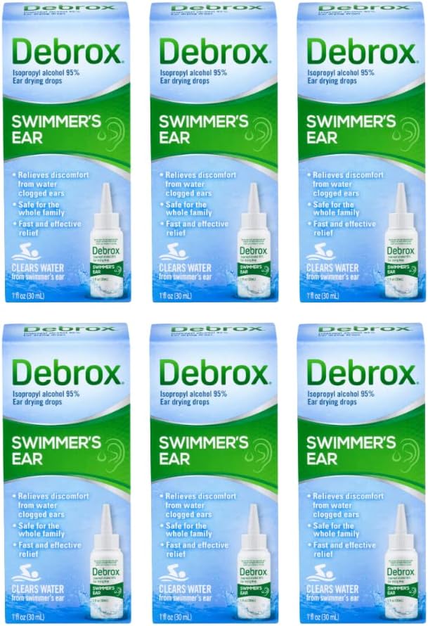 Debrox Mayomer'in Ear Kuru Drops for Yetişkinler & Kids, 1 Fl oz. (Pack of 6)