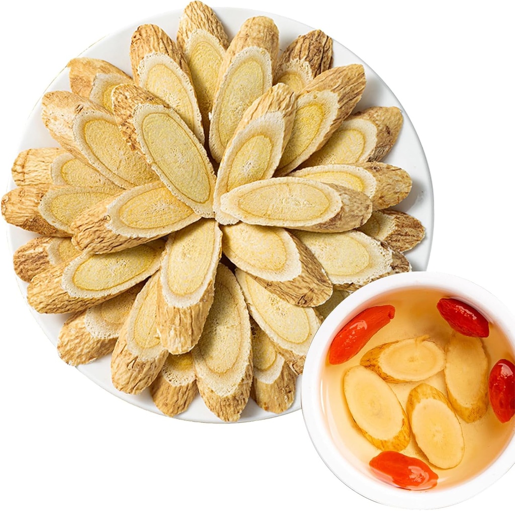 DOZO Astragalus Slice Radix Astragalus Root Huang qi Tea 黄芪 qi 300g/10.5oz Premium Astragalus Root Tea Slices 黃芪 qi