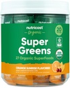 Nutricost Organic Super Greens (Orange Sunrise Flavored) 20 Stickpacks - Χωρίς γλουτένη, Μη ΓΤΟ